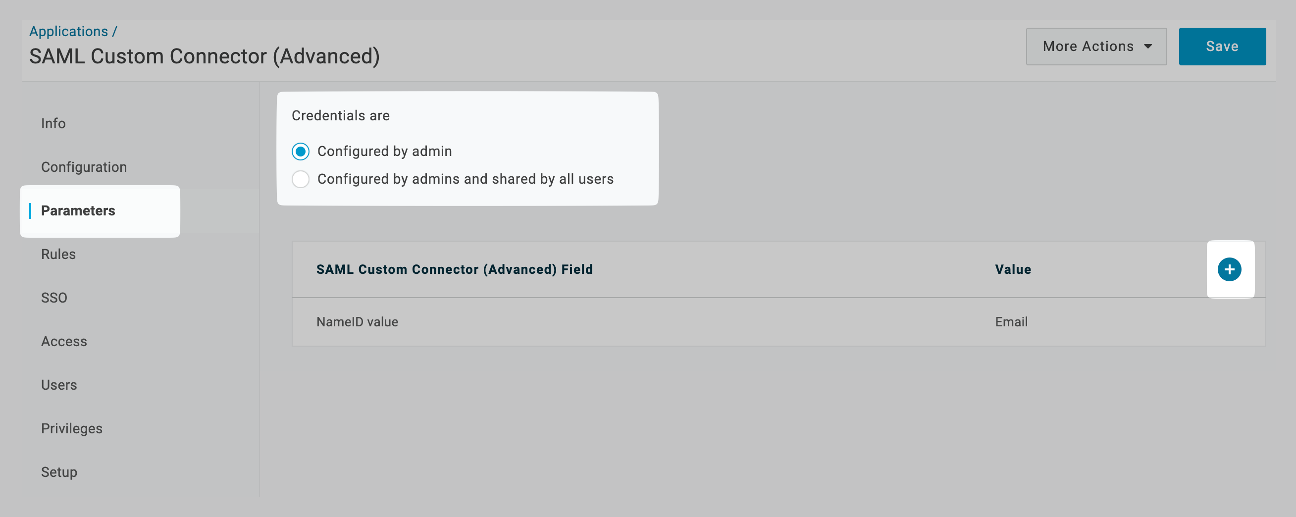 Locate Parameters tab